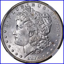 1886-O Morgan Silver Dollar NGC MS62 Great Eye Appeal Strong Strike