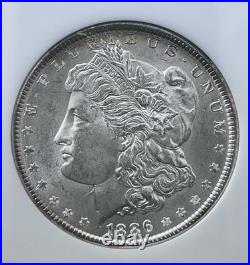 1886-P, $1 Morgan Silver Dollar, NGC MS63, Very Nice Coin