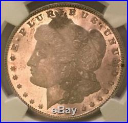 1886 P Morgan Dollar NGC MS60DPL, DMPL, Lite Cameo But 23 Mirrors Undergraded
