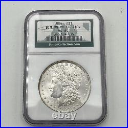 1886 P Morgan Silver Dollar NGC Graded MS64 Binion Collection