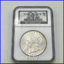 1886 P Morgan Silver Dollar NGC Graded MS64 Binion Collection