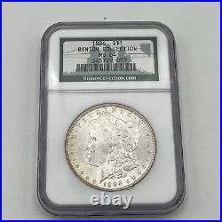 1886 P Morgan Silver Dollar NGC Graded MS64 Binion Collection