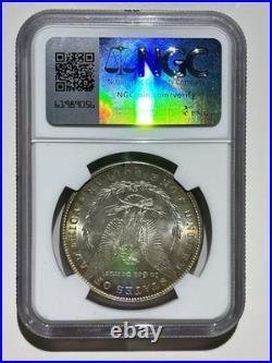 1886 P Morgan Silver Dollar NGC MS-62 Original And Unique Toning