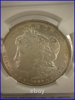 1886 P NGC MS64 Morgan Silver Dollar Coin US. Beautiful 1886 P NGC MS64 Morgan Silver Dollar Coin US. Beautiful