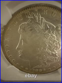 1886 P NGC MS64 Morgan Silver Dollar Coin US. Beautiful 1886 P NGC MS64 Morgan Silver Dollar Coin US. Beautiful
