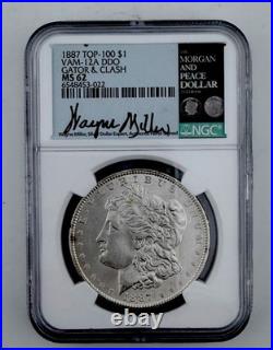 1887 Morgan & Peace Dollar TOP-100 $1 VAM-12A DDO GATOR & CLASH MS62 Fast Ship