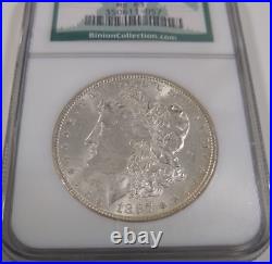 1887 Morgan Silver Dollar Binion Collection NGC MS63 Rare Hoard