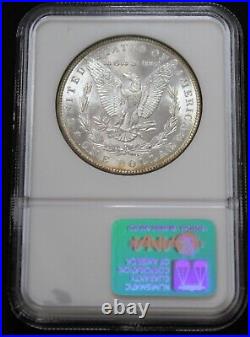 1887 Morgan Silver Dollar Graded NGC MS64 Rainbow Color Toning Toned Coin Toner