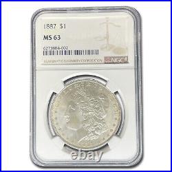 1887 Morgan Silver Dollar MS-63 NGC SKU #4602