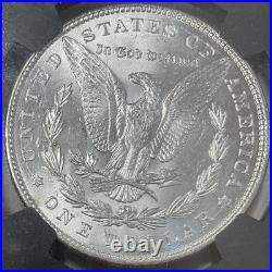 1887 Morgan Silver Dollar NGC Original Bag Label Fragment Series INK ON BAG