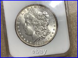 1887 Morgan Silver Dollar Vintage NGC MS64 Holder Retired Dealer Rev Toned 1887 Morgan Silver Dollar Vintage NGC MS64 Holder Retired Dealer Rev Toned