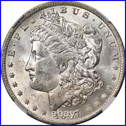 1887-O Morgan Silver Dollar NGC MS62 Blast White Nice Eye Appeal