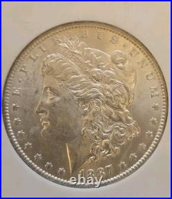 1887-O Morgan Silver Dollar NGC MS62 Certified New Orleans Mint Semi Key Rare