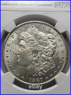 1887 O Morgan Silver Dollar NGC MS62 Tougher Date Morgan
