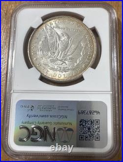 1887 Original Bag Fragment Toned Morgan Silver Dollar $1 NGC BU Brilliant UNC 1887 Original Bag Fragment Toned Morgan Silver Dollar $1 NGC BU Brilliant UNC