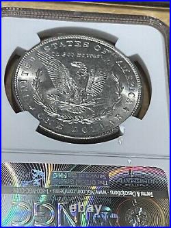 1887 P Morgan Silver Dollar NGC MS-63- Nice Light Rim Toning LOVELY COIN