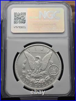 1887-cc Ngc Ms-70! 2023 Fiji Morgan Dollar