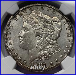 1887-s Morgan Silver Dollar Ngc Au58. #2173