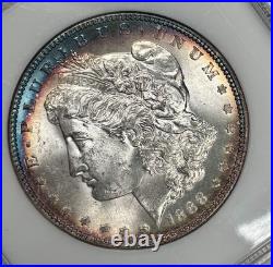 1888 Morgan Silver Dollar MS 64 NGC Old Holder. VAM-12A Hot 50 Great Blue Tone