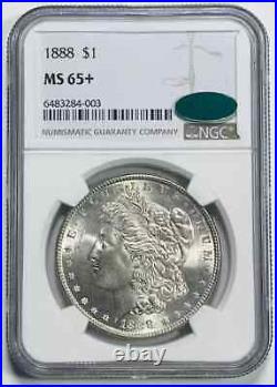 1888 Morgan Silver Dollar NGC MS-65+ CAC Plus