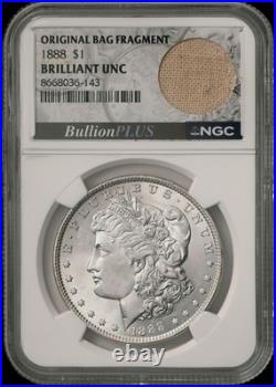 1888 Morgan Silver Dollar VAM-1B NGC Brilliant Uncirculated Clashed Obverse N