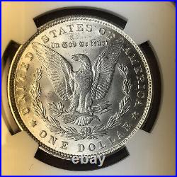 1888 NGC MS63 VAM 7C Gouged Tailfeathers Hot 50 Morgan Silver Dollar Coin