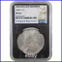 1888 O Morgan Dollar MS 63 NGC Silver Original Bag Fragment SKUI18153