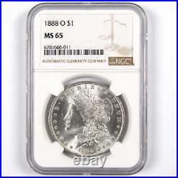 1888 O Morgan Dollar MS 65 NGC 90% Silver $1 Uncirculated SKUI7538