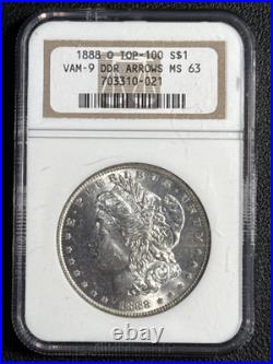 1888 O Morgan Silver Dollar NGC MS-63 O VAM-9 DDR ARROWS