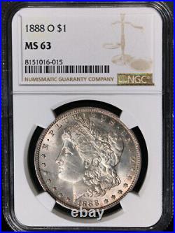 1888-O Morgan Silver Dollar NGC MS63 Nice Luster
