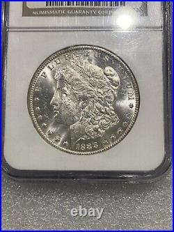 1888 O Morgan Silver Dollar NGC MS64 BLAST WHITE (072)