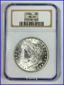 1888 P Morgan Silver Dollar NGC MS-65 White