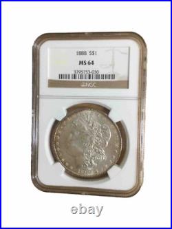 1888 P Morgan Silver Dollar Ngc Ms64