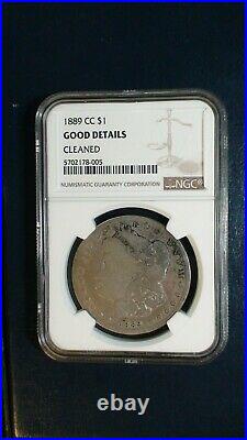 1889 CC Morgan Silver Dollar NGC GOOD KEY CARSON CITY $1 Coin PRICED TO SELL