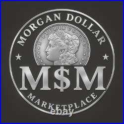 1889 MORGAN DOLLAR Monster Toner NGC MS61 Scarce Date In Mint State