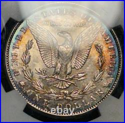 1889 Morgan Silver Dollar NGC MS63 Blue-Green Aqua Toned 1889 Morgan Silver Dollar NGC MS63 Blue-Green Aqua Toned