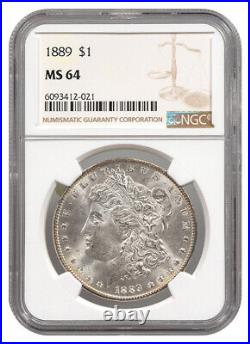 1889 Morgan Silver Dollar NGC MS64