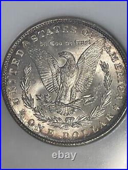 1889-P Morgan Dollar NGC MS64 Old Fatty Holder! Beautiful Luster And Toning