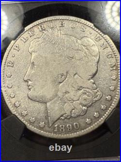 1890-CC MORGAN SILVER DOLLAR NGC GENUINE Black Core