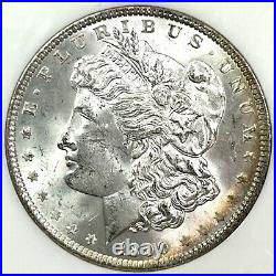 1890 Morgan Silver Dollar NGC MS 63 LUSTER