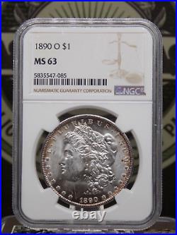 1890 O Morgan SILVER Dollar $1 NGC MS63 #085 East Coast Coin & Collectables