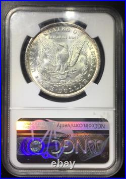 1890 O Morgan Silver Dollar NGC MS-63 Edge Toning Rarer Date