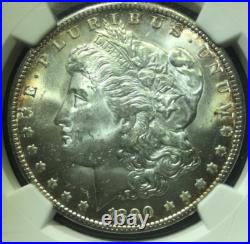1890 O Morgan Silver Dollar NGC MS-63 Edge Toning Rarer Date