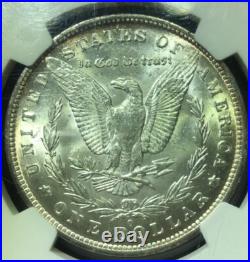 1890 O Morgan Silver Dollar NGC MS-63 Edge Toning Rarer Date