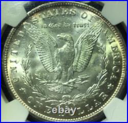 1890 O Morgan Silver Dollar NGC MS-63 Edge Toning Rarer Date