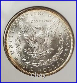 1890 P Morgan Dollar Us Silver Coin Gem Bu NGC Certified Ms63