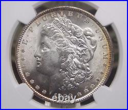 1890 P Morgan SILVER Dollar $1 NGC MS63 #003 BU Unc Uncirculated ECC&C, Inc