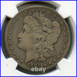 1891 CC Morgan Silver Dollar NGC VG 10