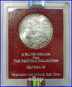 1891 S Morgan Silver Dollar Redfield Collection NGC MS 63 Pedigree Paramount