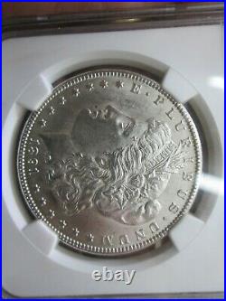 1891-cc Us Morgan Silver Dollar In Ngc Ms61 Uncirculated Condition